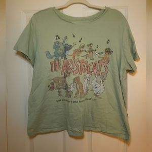 Disney Green Aristrocats T-Shirt Size 2X